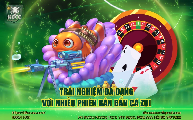 Bắn cá Zui - Trải nghiệm săn thưởng hấp dẫn đỉnh chóp 3 Trải nghiệm đa dạng với nhiều phiên bản bắn cá Zui